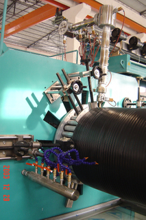 HDPE Hollow Wall Spiral Wound Pipe Machine
